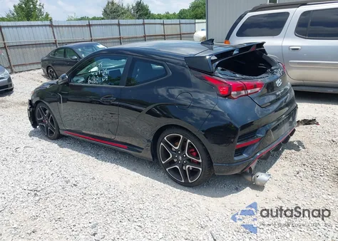 2021 Hyundai Veloster N from USA, damaged, VIN KMHT36AH3MU009393